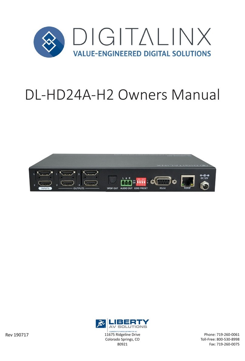 DigitaLinx DL-HD24A-H2 owner's manual