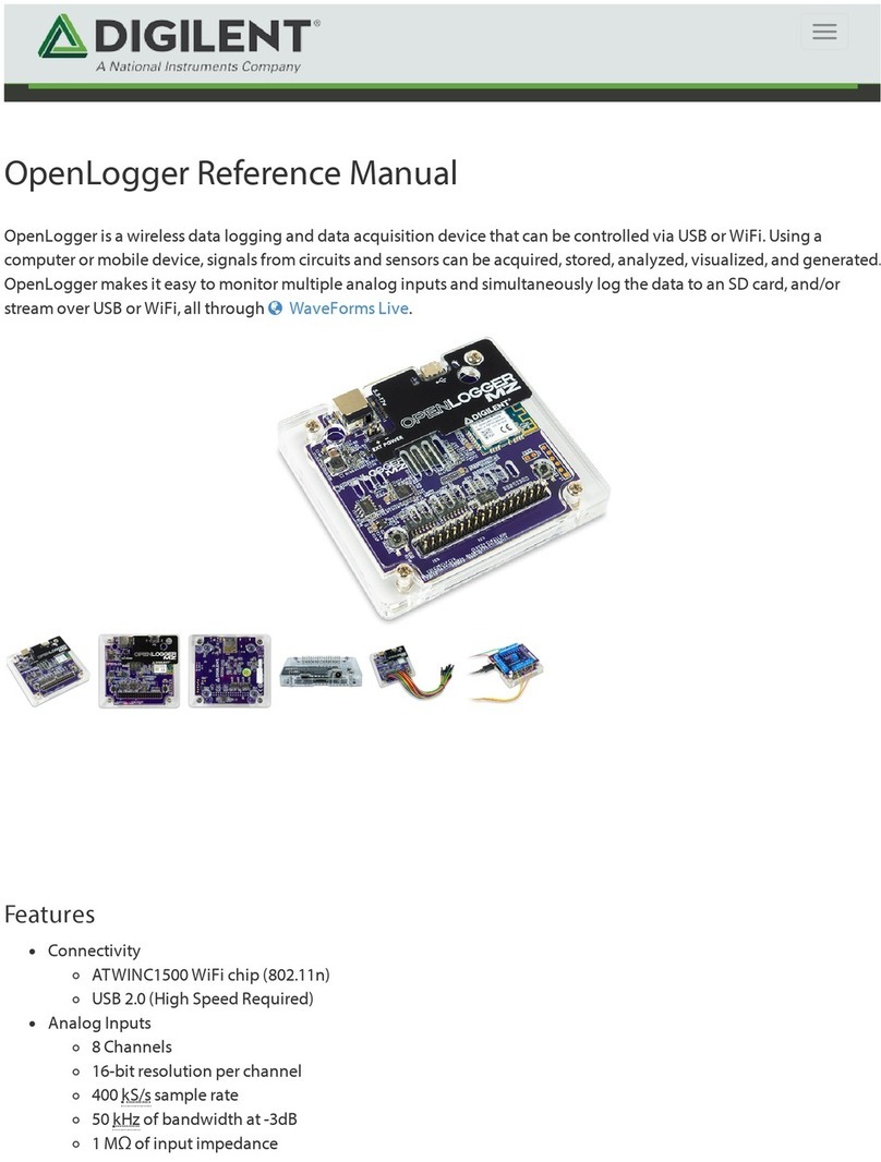 Digilent OpenLogger User manual