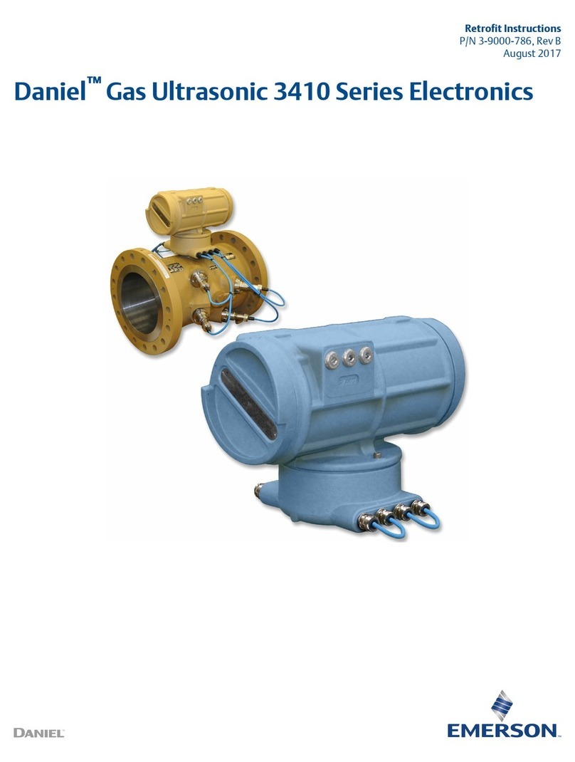 Emerson Daniel 3410 Series User manual