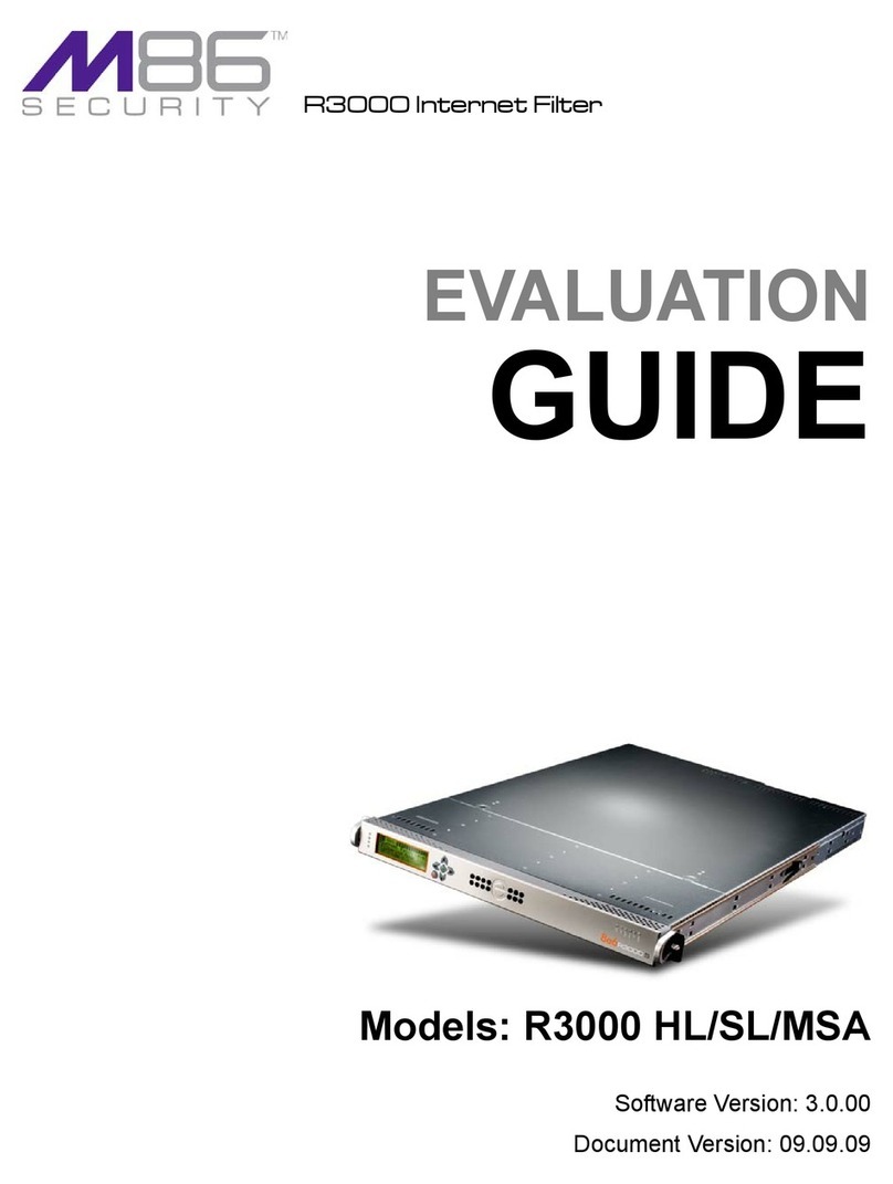 M86 Security R3000 Series Instruction sheet