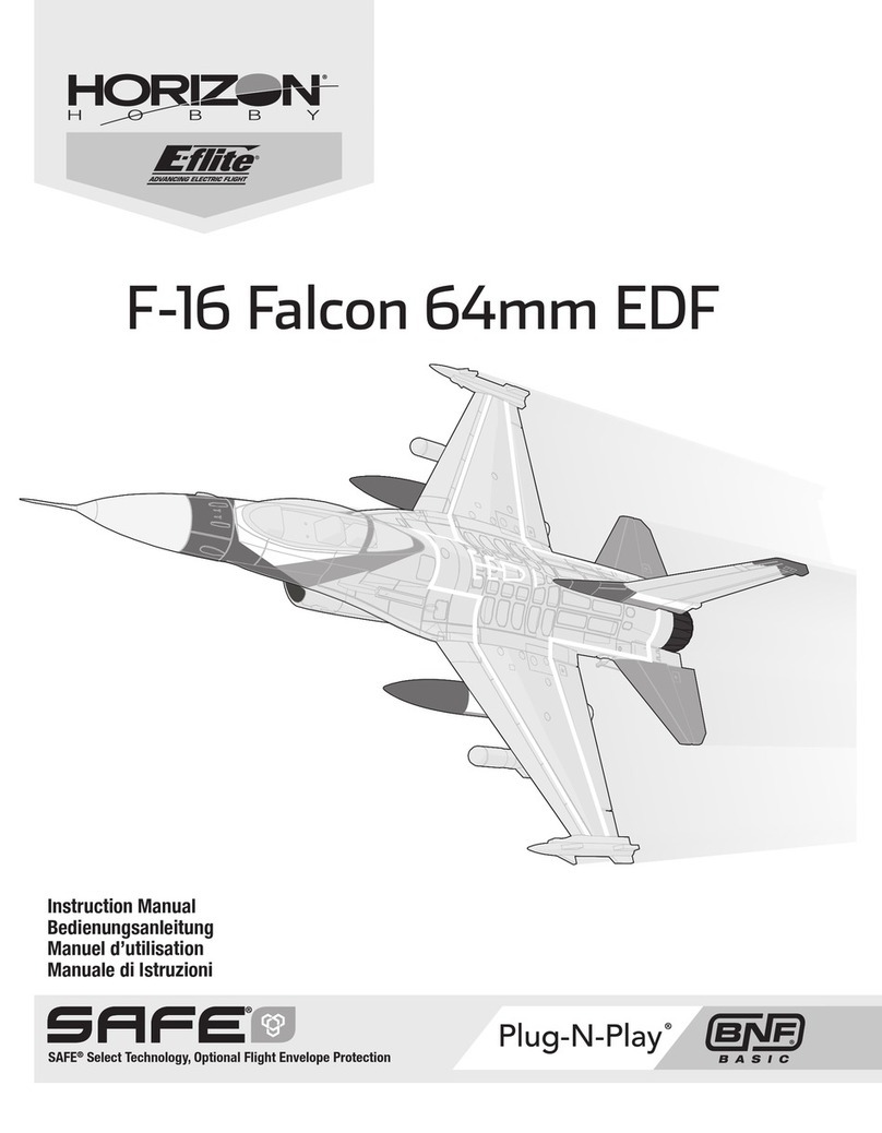 Horizon Hobby E-flite F-16 Falcon 64mm EDF User manual