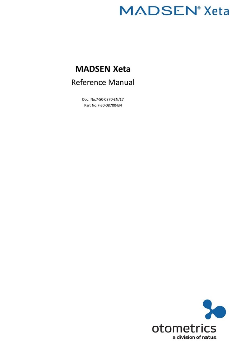 otometrics Madsen Xeta Reference manual