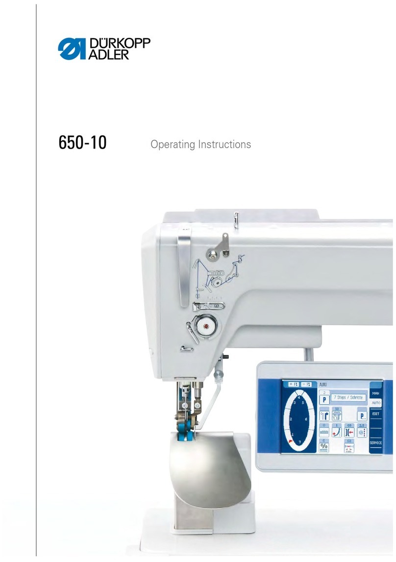 DURKOPP ADLER 650-10 User manual