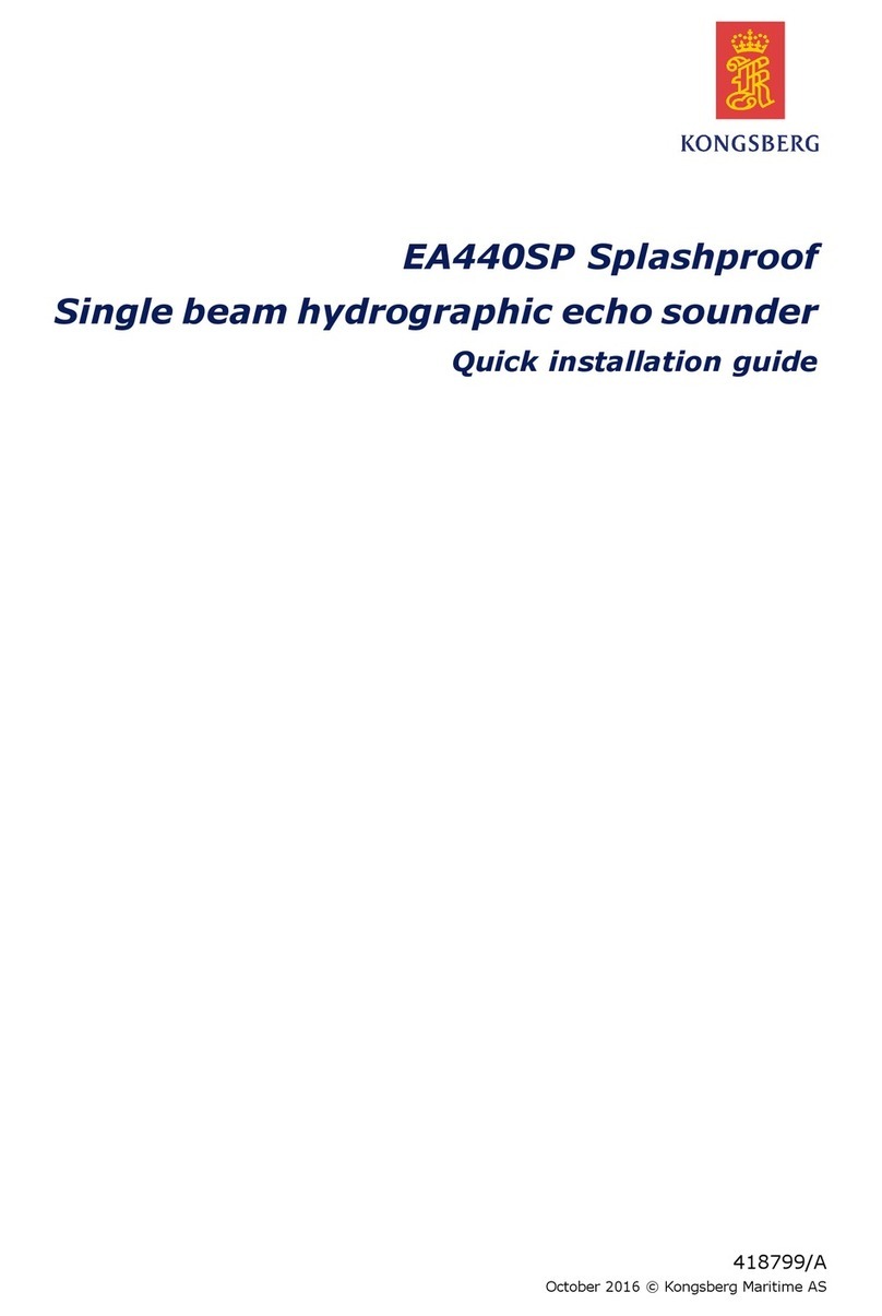 Kongsberg EA440SP Quick installation guide