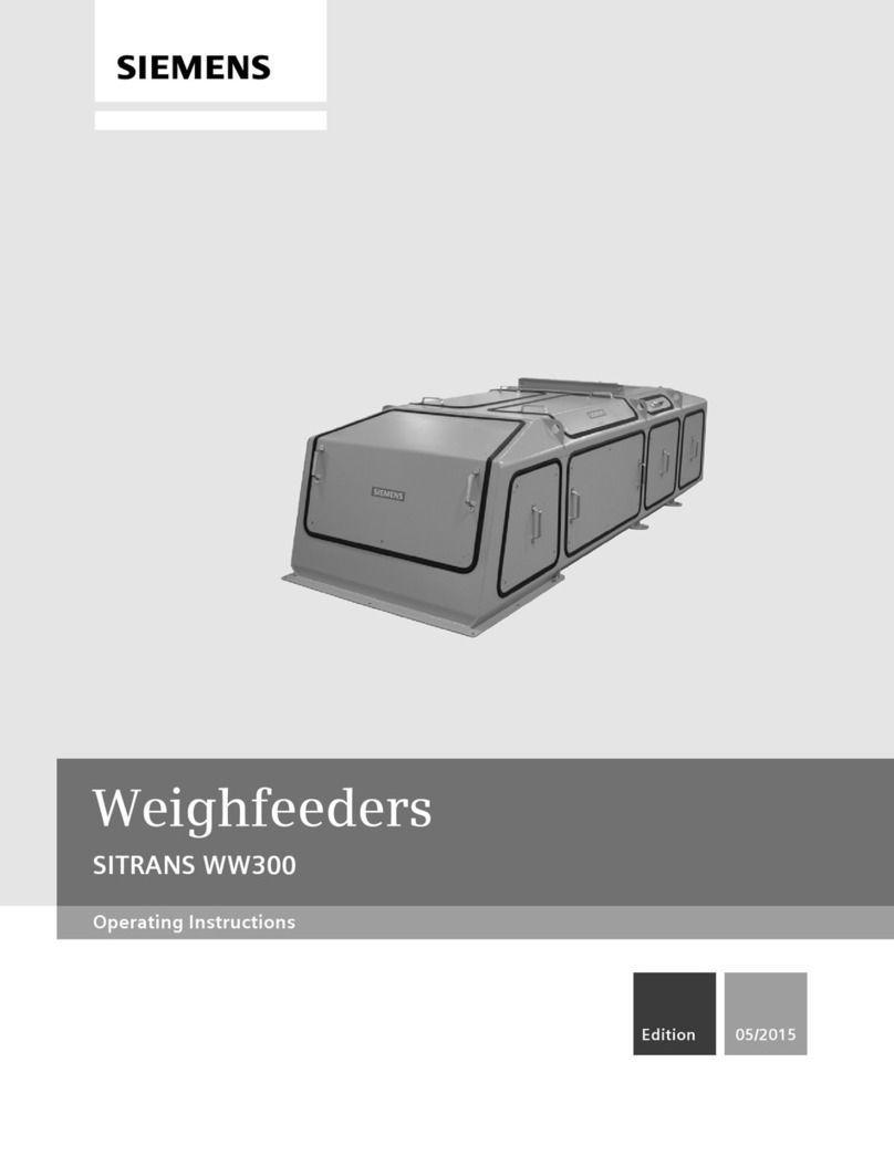 Siemens SITRANS WW300 User manual