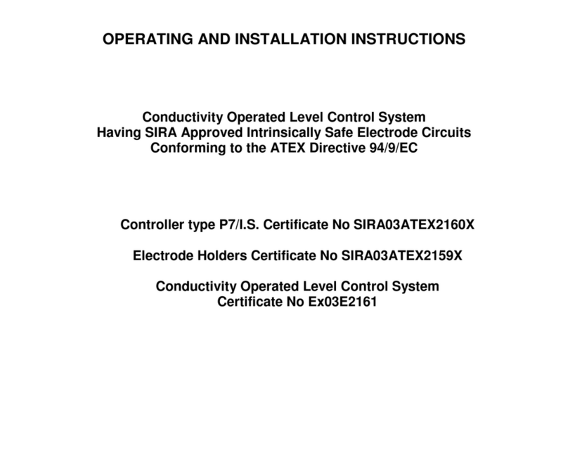 Hawker P7/I.S. Operating and installation instructions