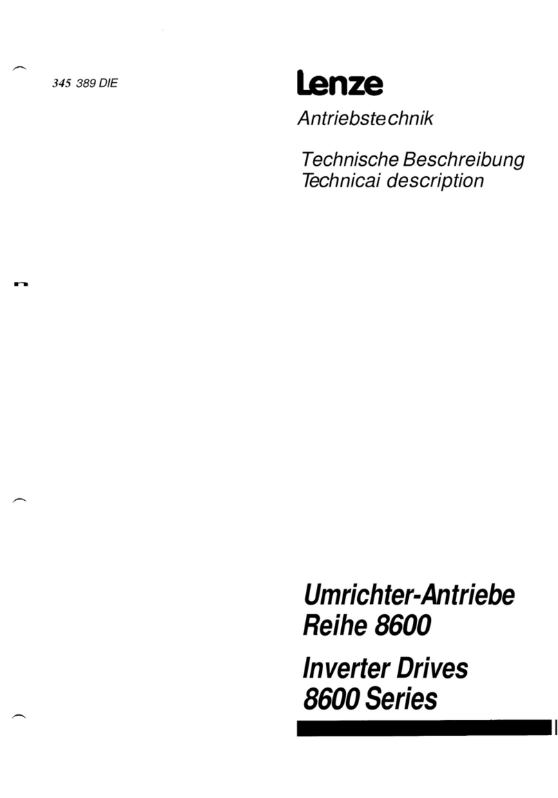 Lenze 8600 series Technical description