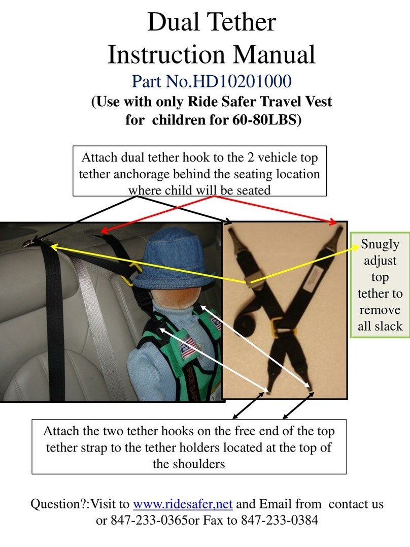 Safe Traffic System RideSafer Dual Tether instruction manual Safe Traffic System RideSafer Dual Tether instruction manual