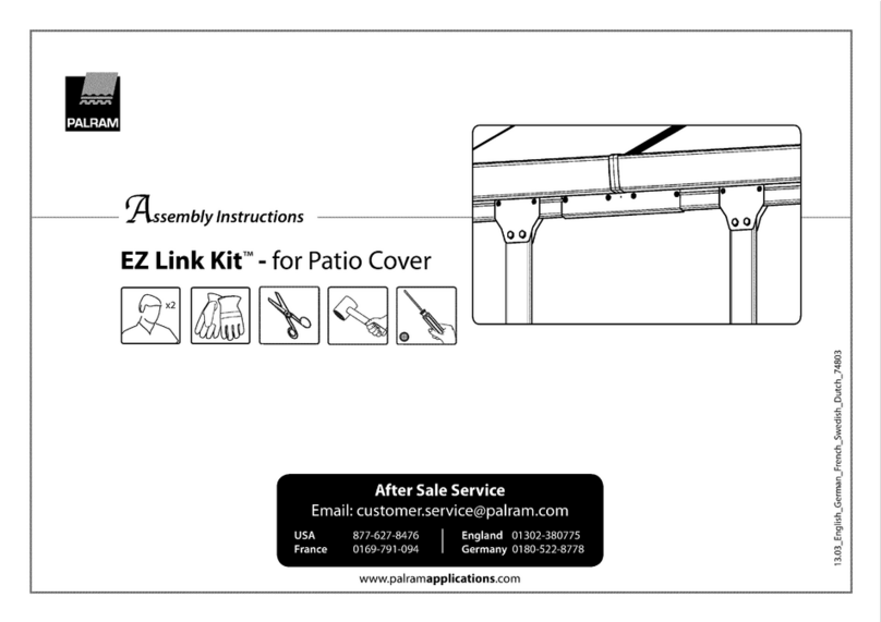 Palram EZ Link Kit Assembly instructions Palram EZ Link Kit Assembly instructions