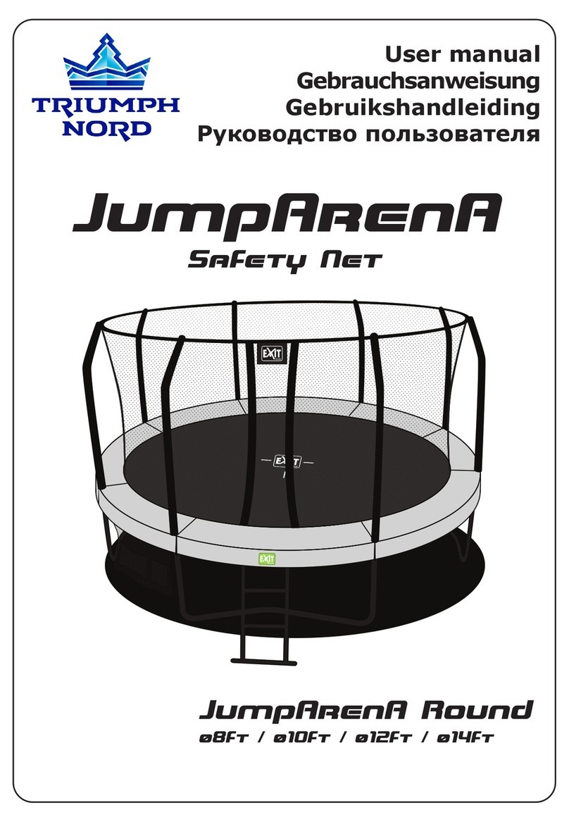 EXIT Toys JumpArenA Round 8ft user manual