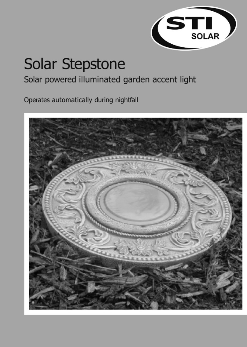 STI solar Solar Stepstone instruction manual