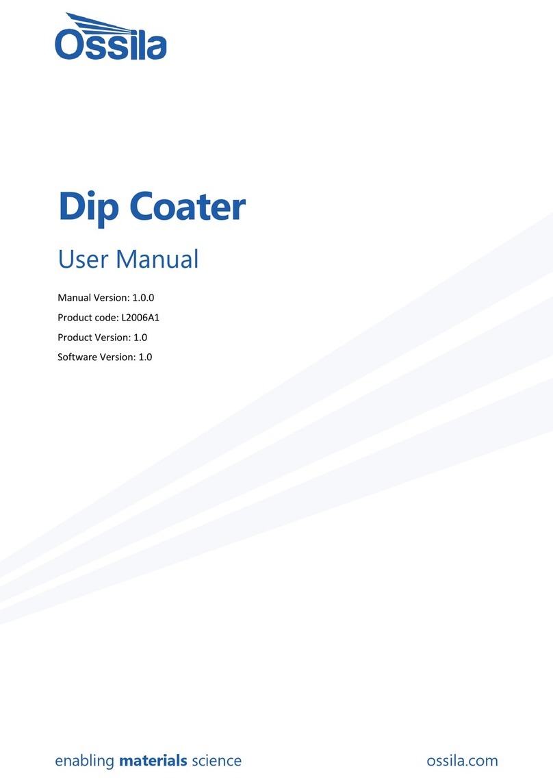 Ossila Dip Coater user manual