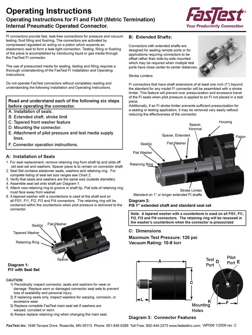 FasTest FI Series User manual