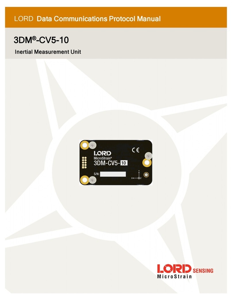 LORD MicroStrain 3DM-CV5-10 Protocol manual