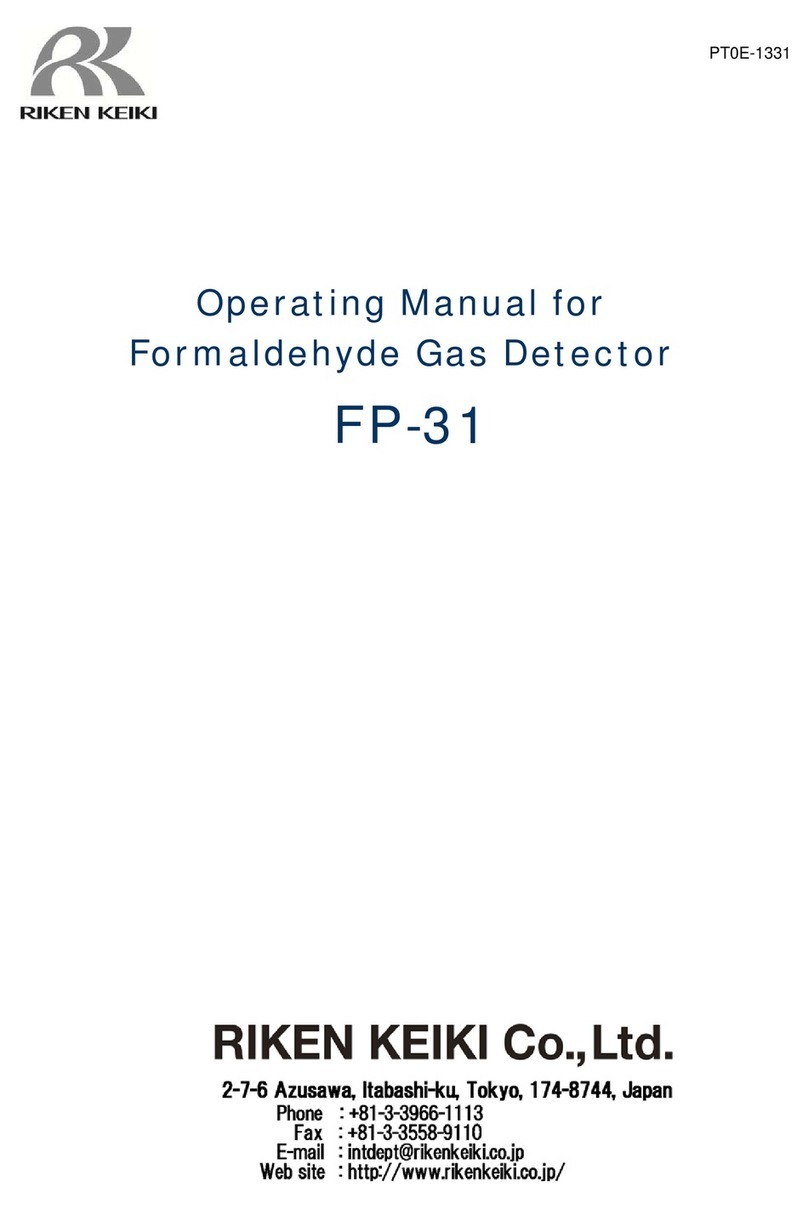Riken Keiki FP-31 operating manual