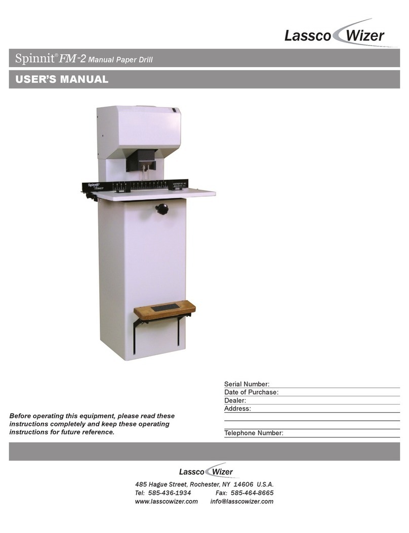 Lassco Wizer Spinnit FM 2 user manual