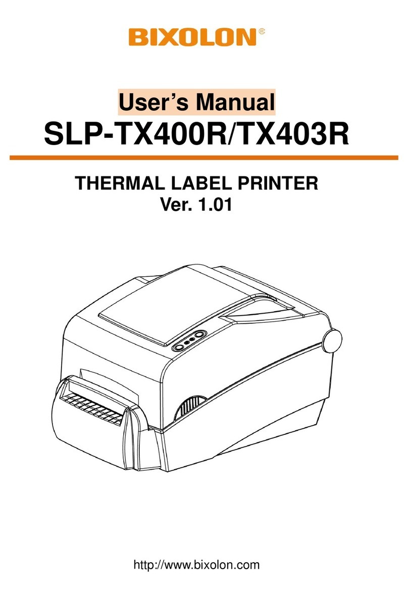 BIXOLON SLP-TX400R User manual