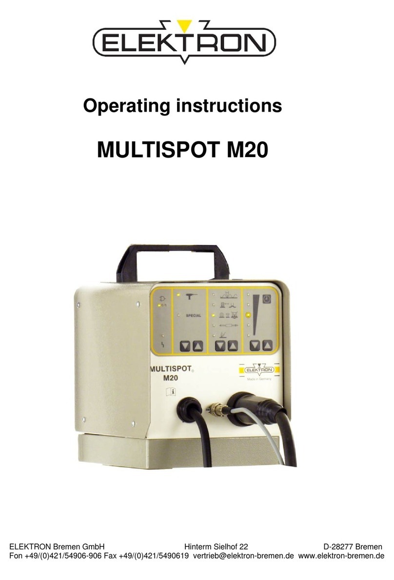 Elektron MULTISPOT M20 User manual Elektron MULTISPOT M20 User manual