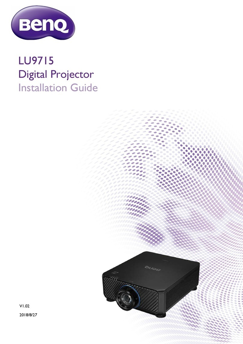 BenQ LU9715 installation guide
