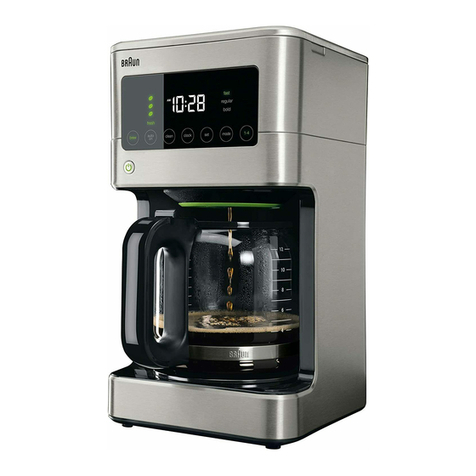Braun KF 7370 User manual Braun KF 7370 User manual