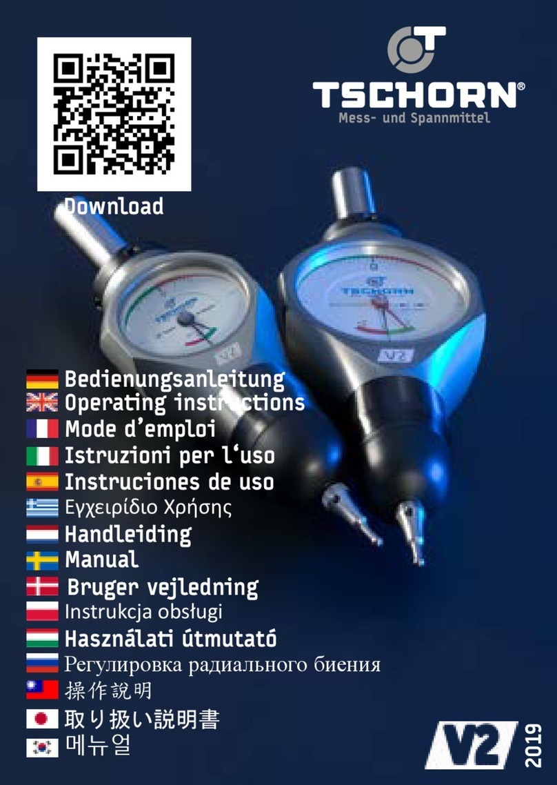 TSCHORN 3D-Tester operating instructions