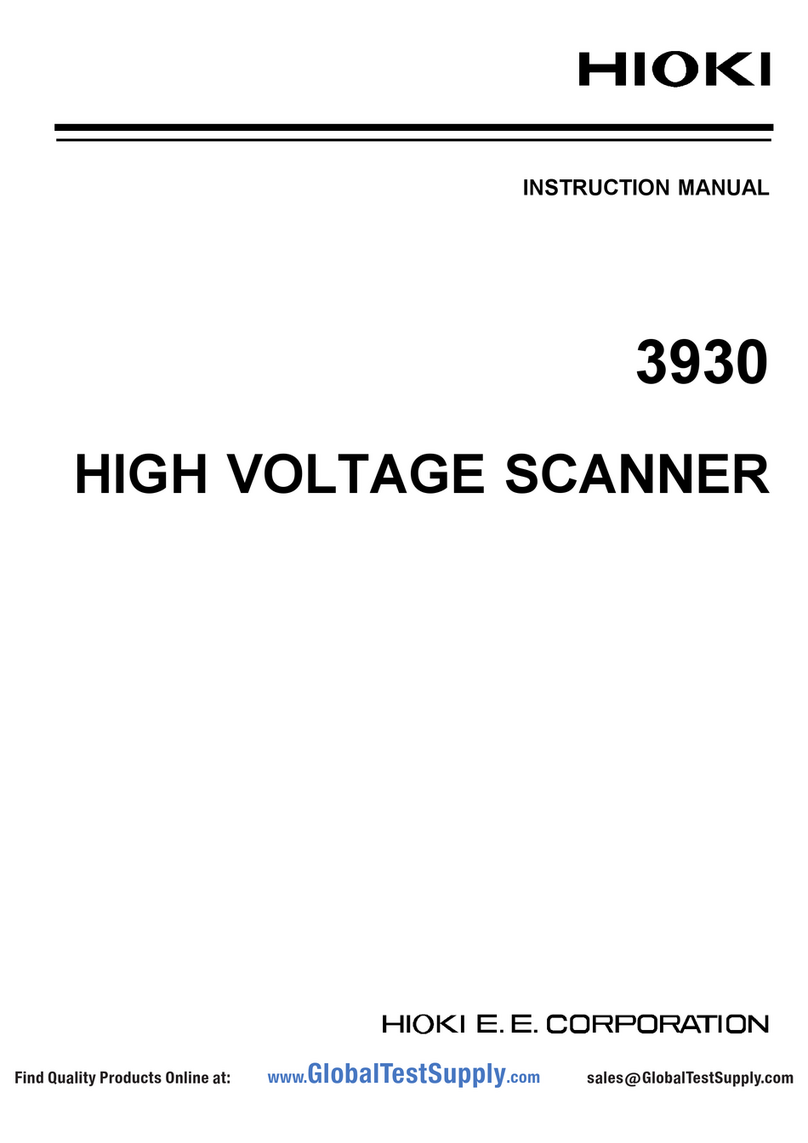 Hioki 3930 instruction manual