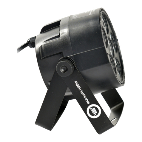 Light4Me PAR 6x4W RGBW User manual