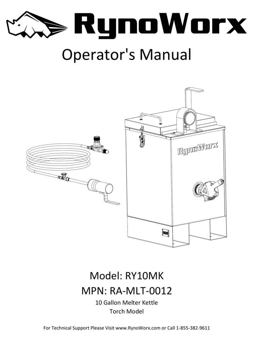 RYNO WORX RY10MK Operator's manual