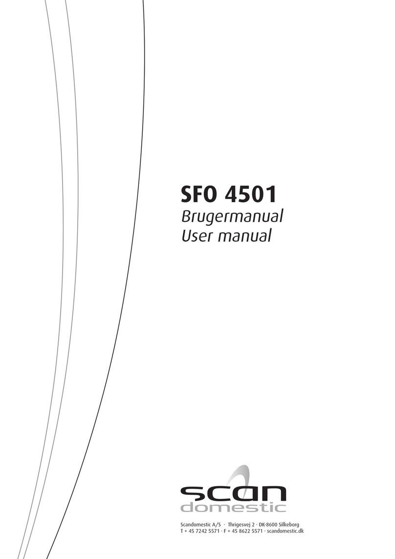 Scandomestic SFO 4501 user manual