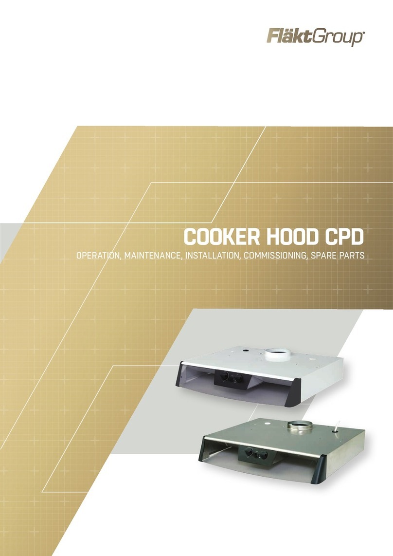 FläktGroup CPD Series OPERATION, MAINTENANCE, INSTALLATION, COMMISSIONING, SPARE PARTS