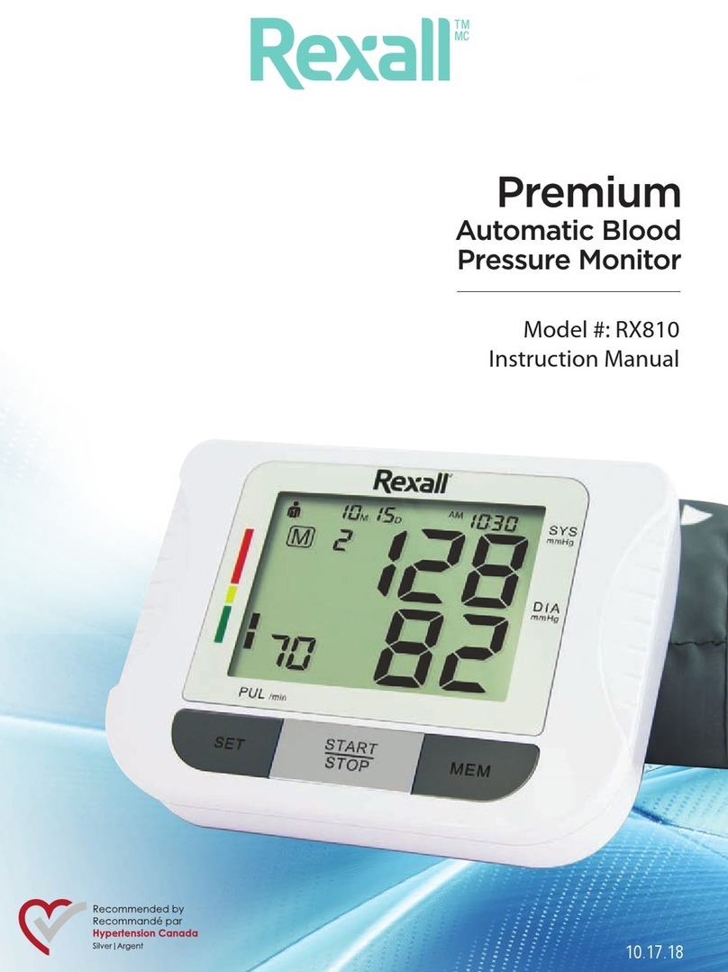 Rexall RX810 User manual