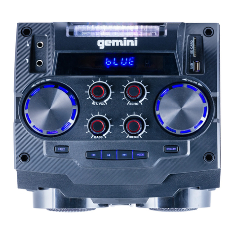 Gemini GSYS-2000 user manual