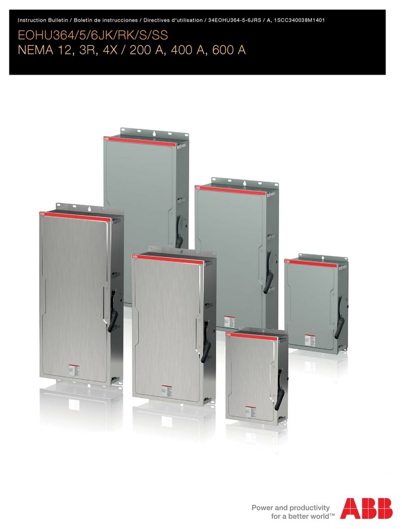 ABB EOHU Series Instruction bulletin
