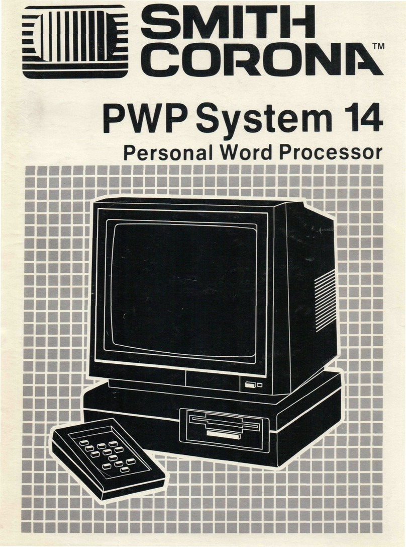 Smith Corona PWP System 14 manual