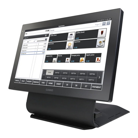 Casio V-REGI Series Reference manual