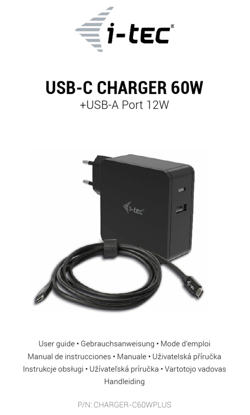 Itec CHARGER-C60WPLUS User manual
