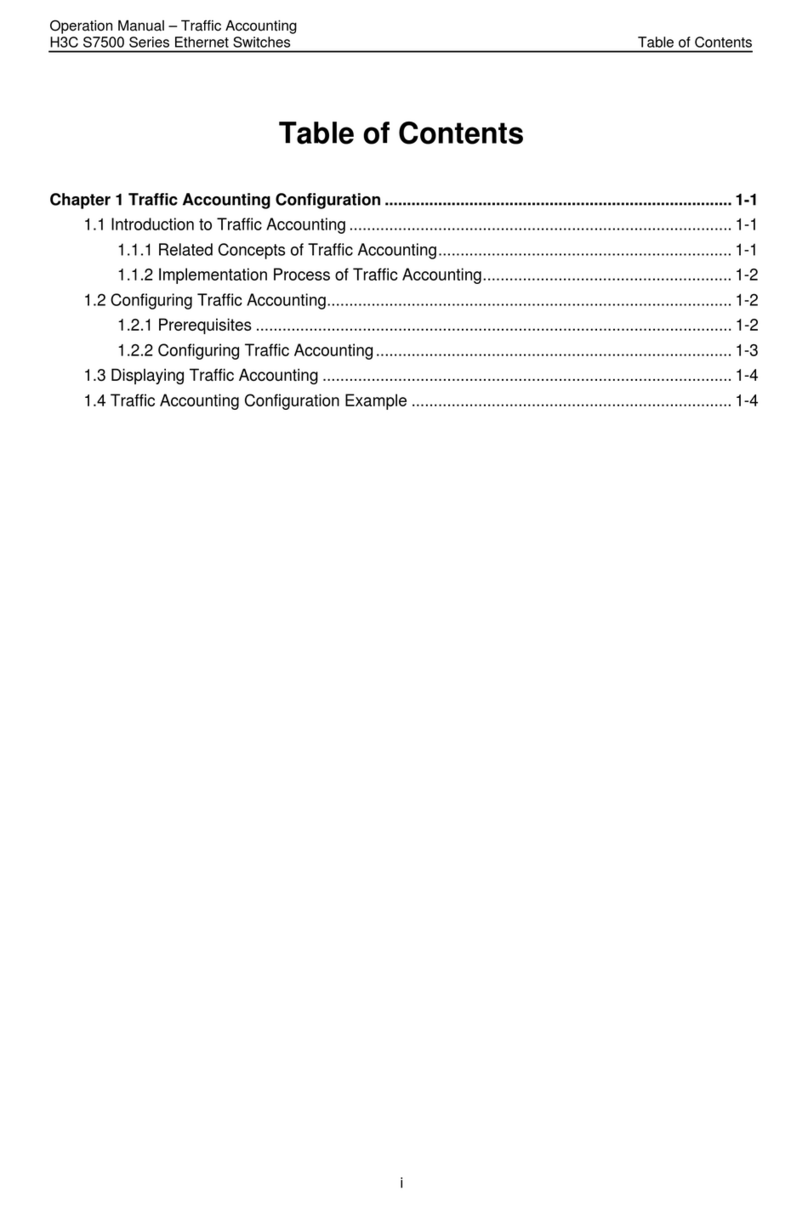 H3C S7500 Series User manual