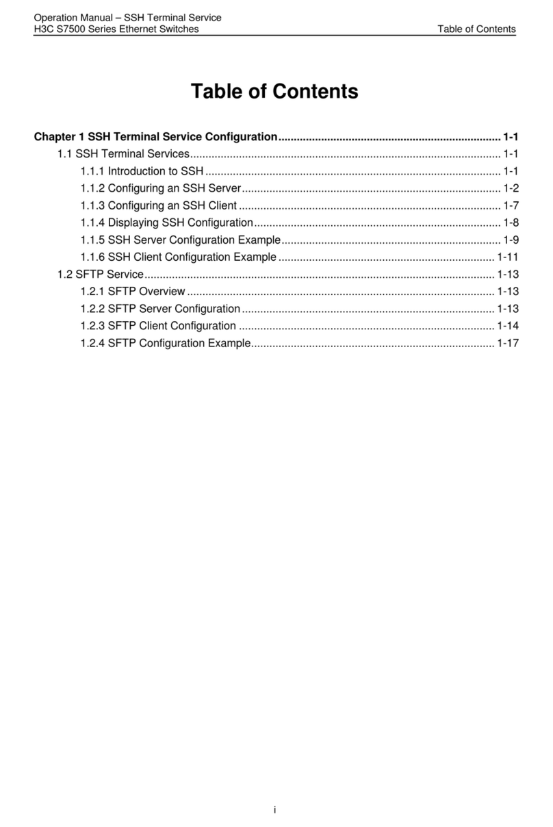 H3C S7500 Series User manual