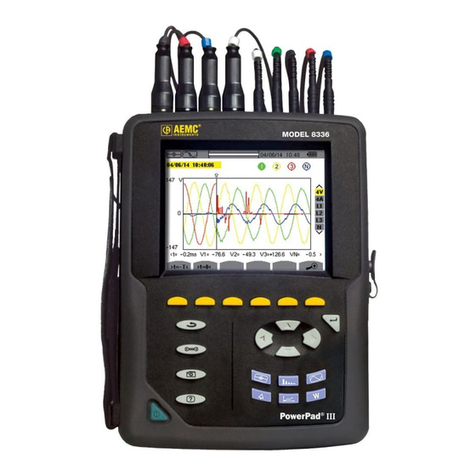 AEMC PowerPad III 8336 User manual
