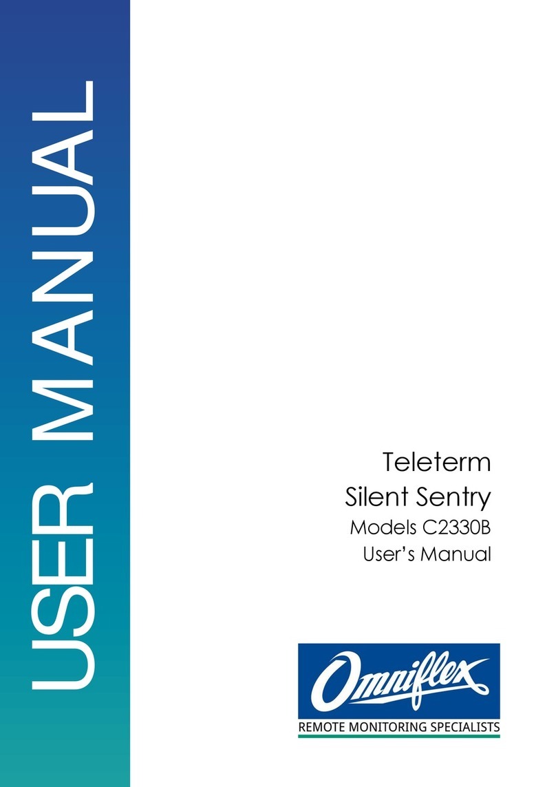Omniflex Teleterm Silent Sentry C2330B User manual