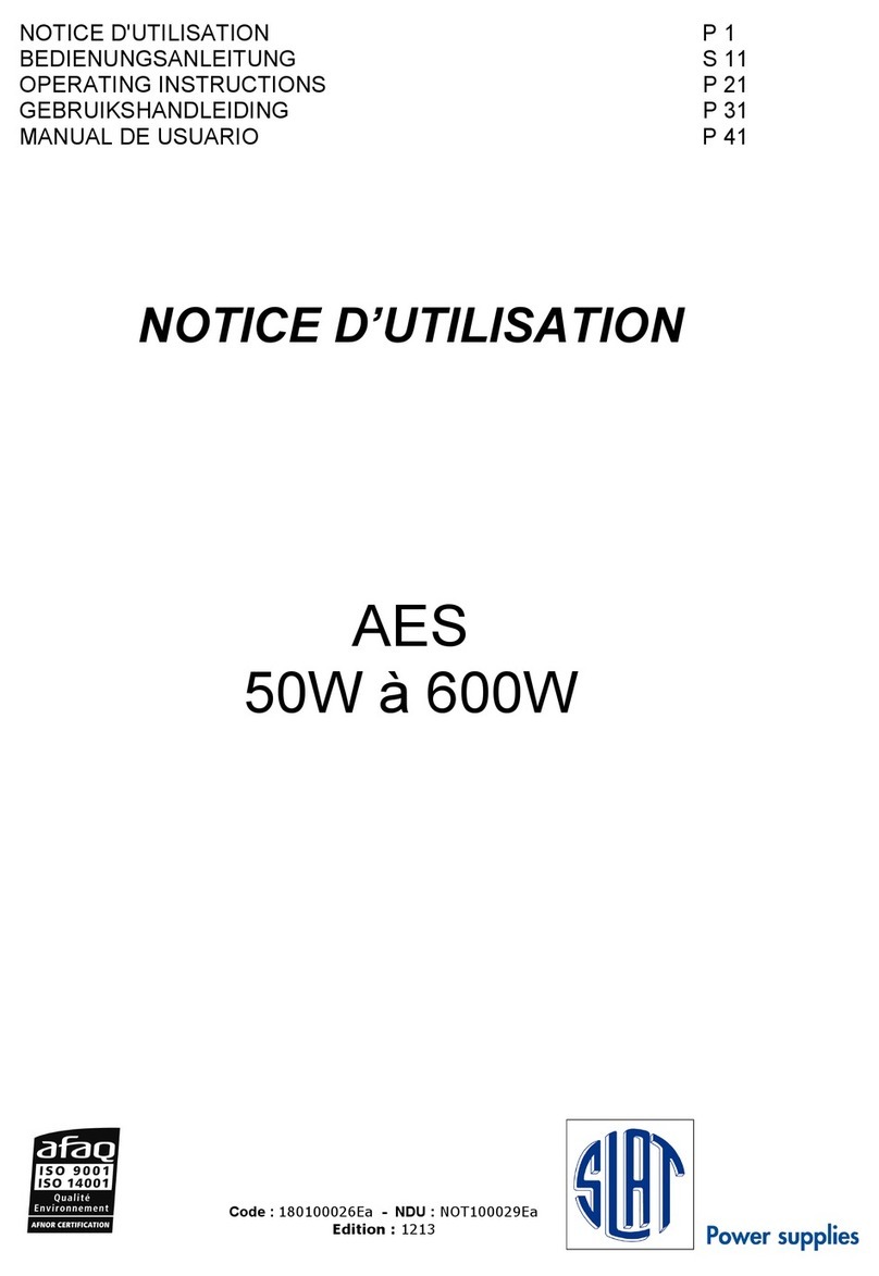 SLAT AES Series User manual SLAT AES Series User manual