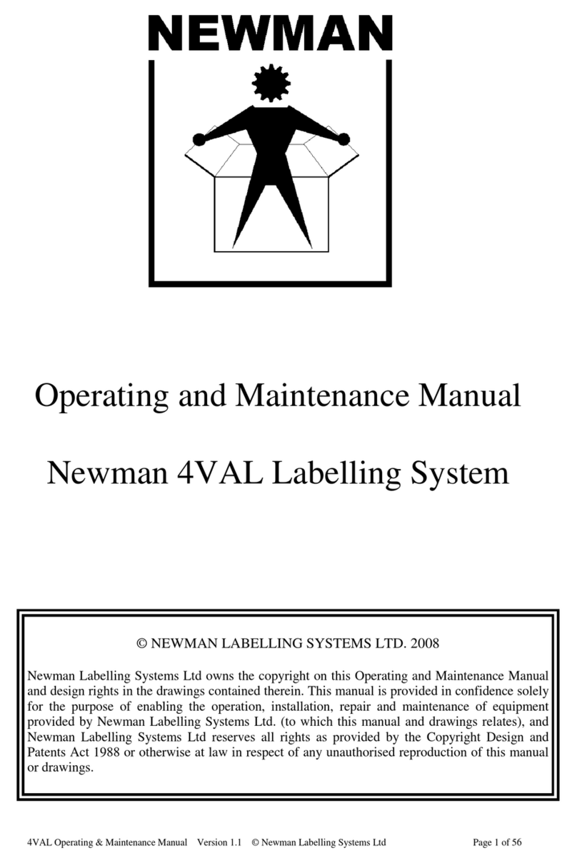 Newman 4VAL Operating and maintenance manual