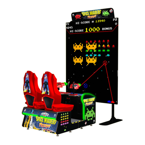 Raw Thrills Space Invaders Frenzy Operator's manual
