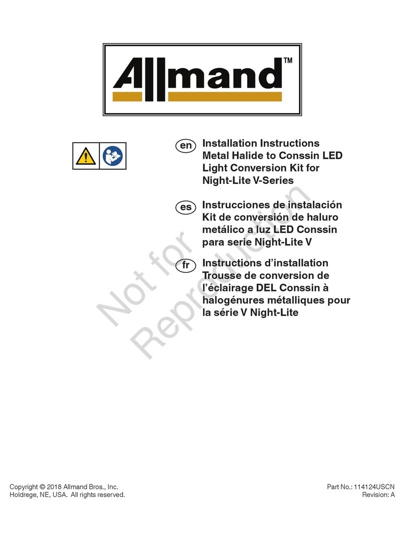 Allmand Night-Lite V-Series installation instructions