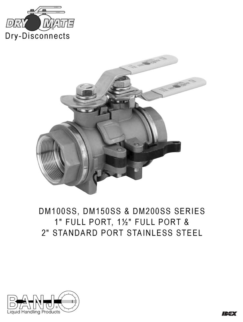 Banjo Dry-Mate DM150SS Series User manual