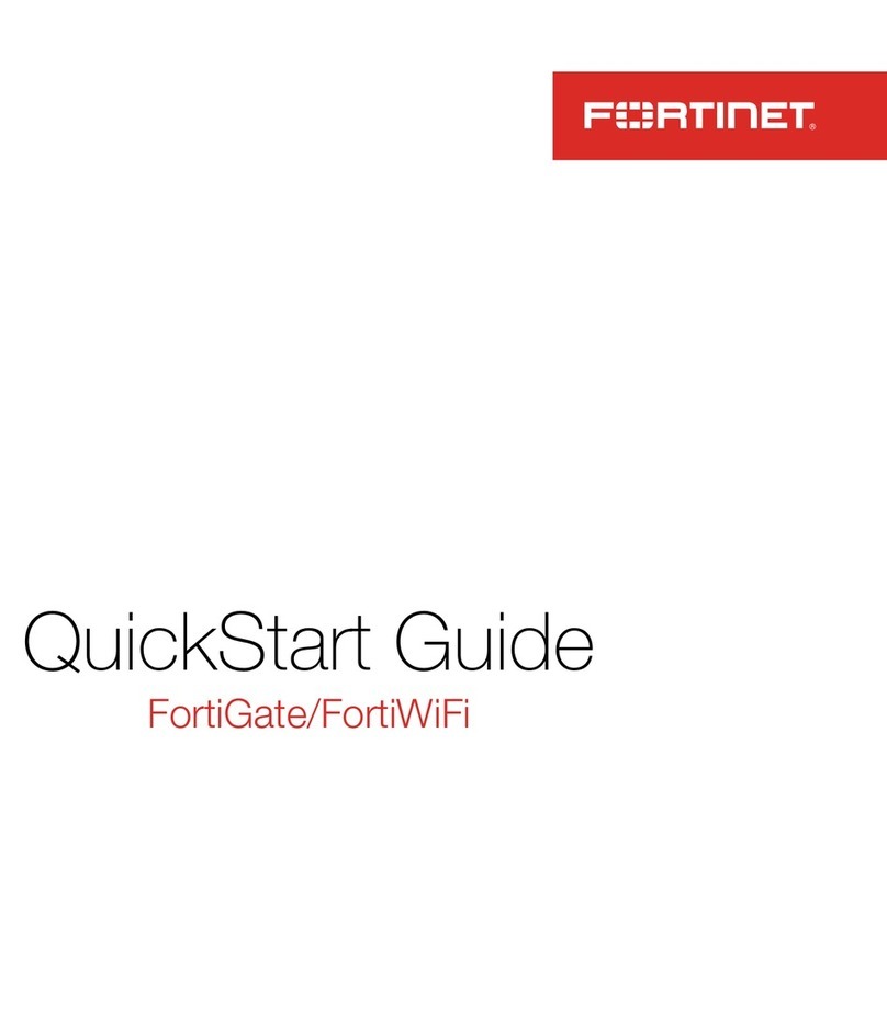 Fortinet FortiGate 60M User manual Fortinet FortiGate 60M User manual