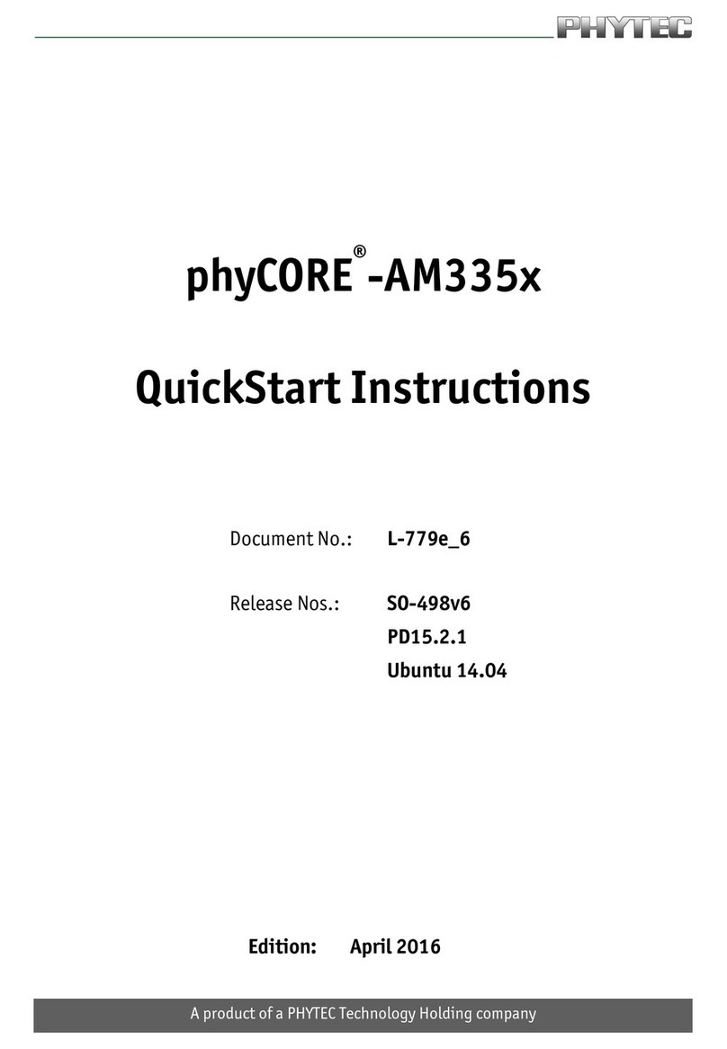 Phytec phyCORE-AM335x Quick start instructions