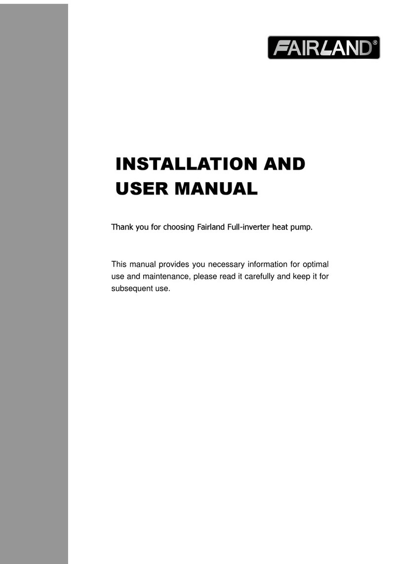 Fairland IPHC150T User manual Fairland IPHC150T User manual