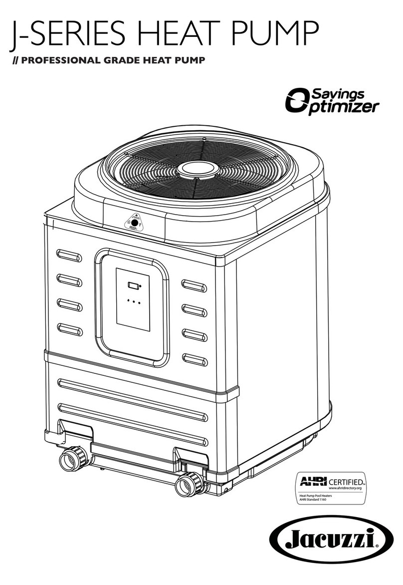 Jacuzzi J Series owner's manual