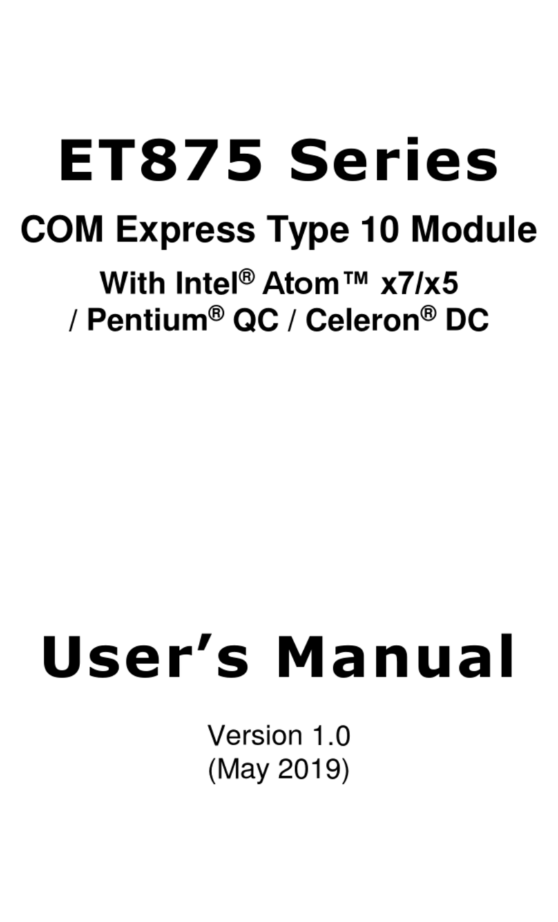 IBASE Technology ET875 Series User manual